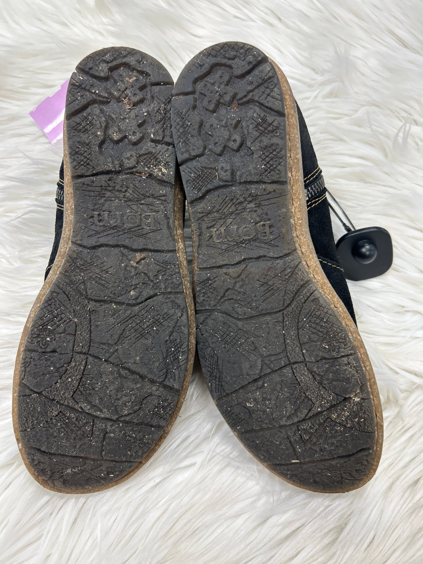 Boots Ankle Flats By Born In Black, Size:8.5