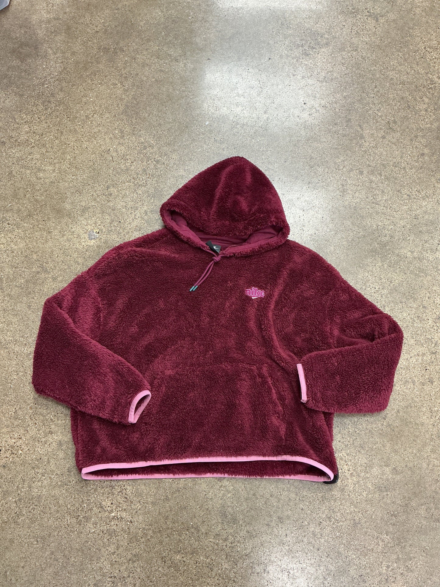 Athletic Sweatshirt Hoodie By Nike Apparel In Red, Size:Xl