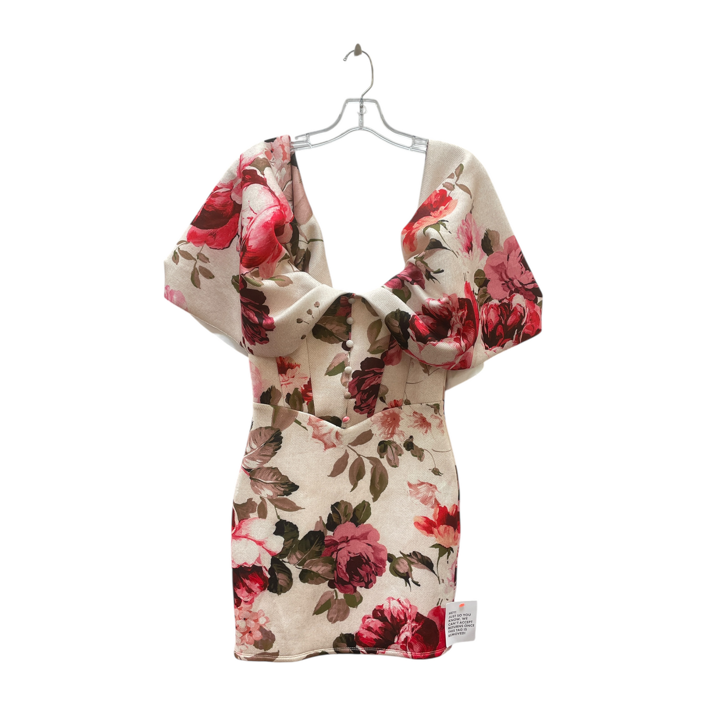 Top 3/4 Sleeve By Asos In Multi, Size:S