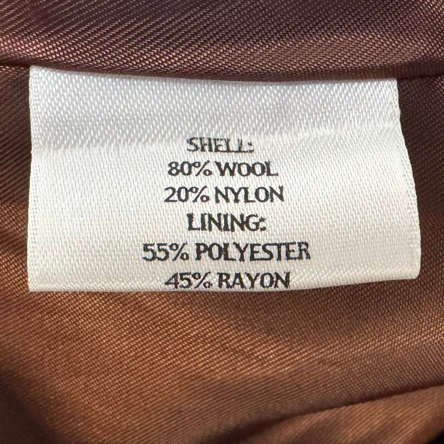 Funnel Neck Coat Wool Blend By Eileen Fisher In Brown, Size: 2x