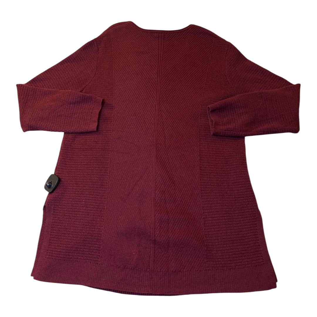 Sweater By J. Jill In Maroon, Size:M