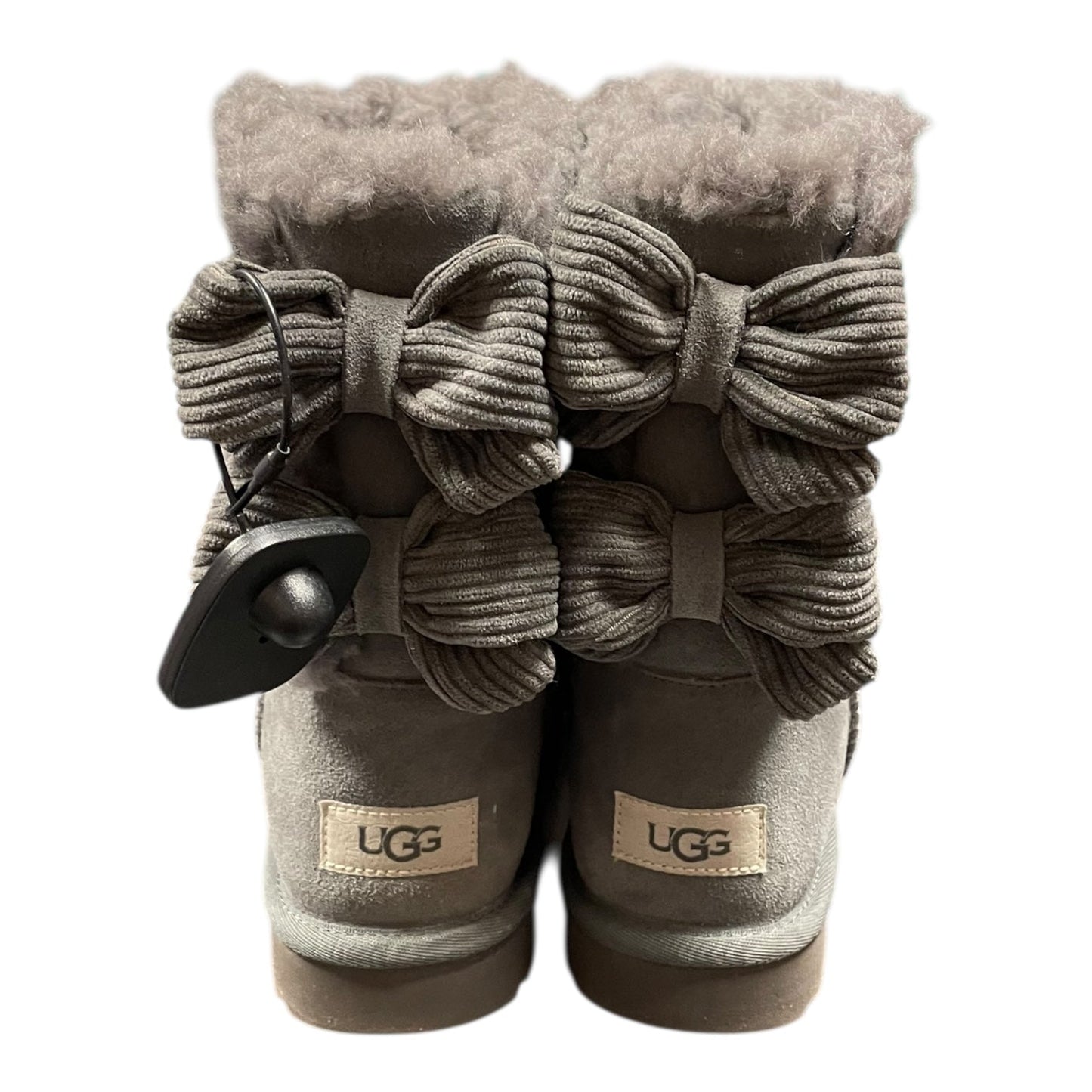 Boots Designer By Ugg In Grey, Size:8