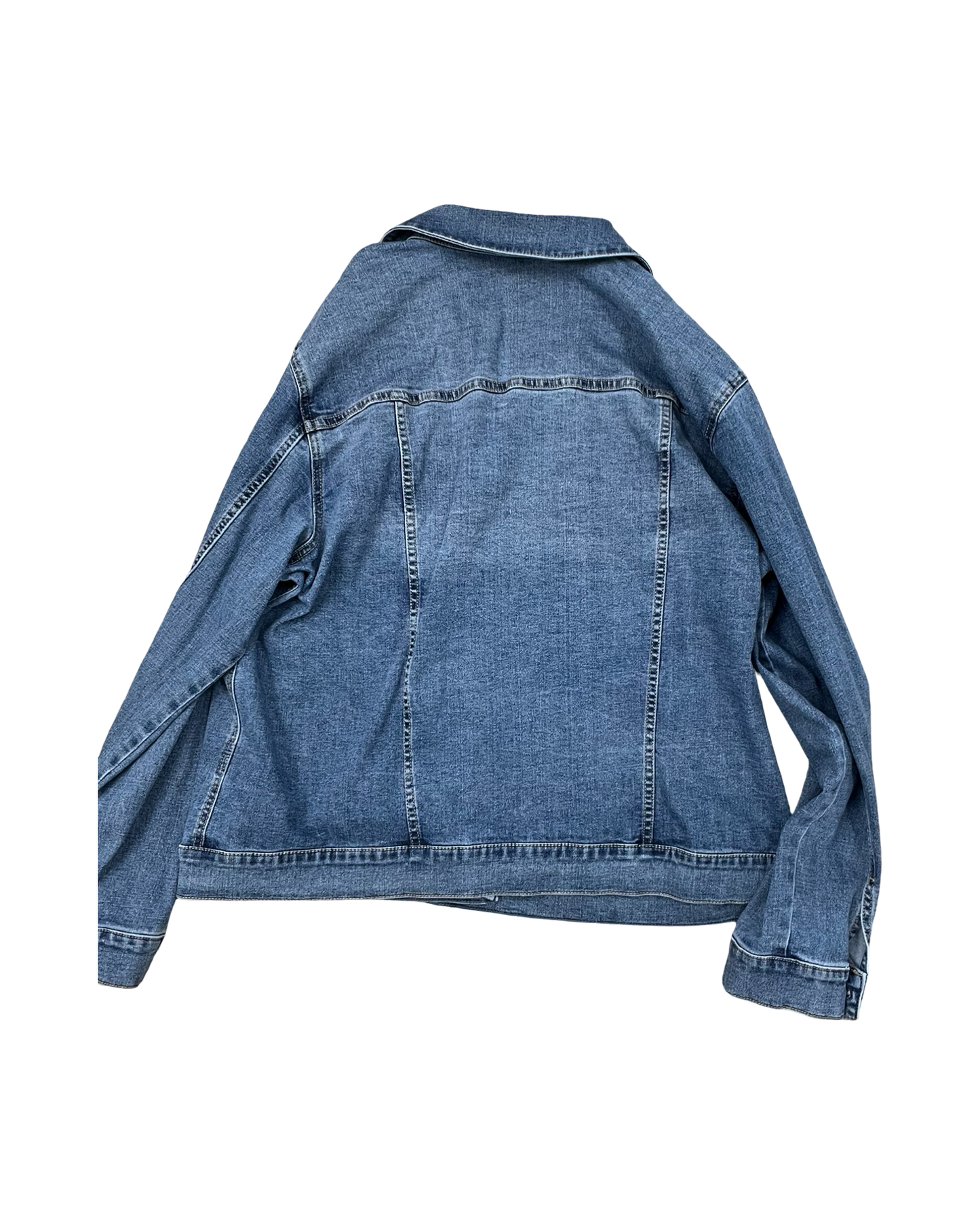 Jacket Denim By Seven 7 In Blue Denim, Size:Xl