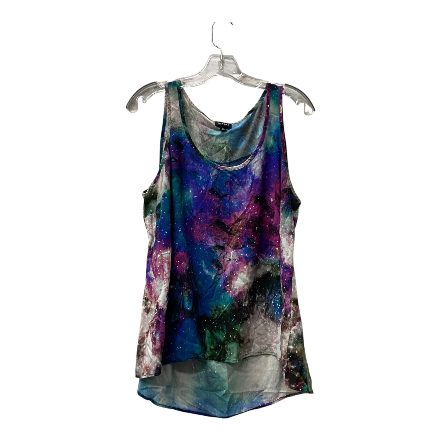 Top Sleeveless By Torrid In Blue & Purple, Size:M