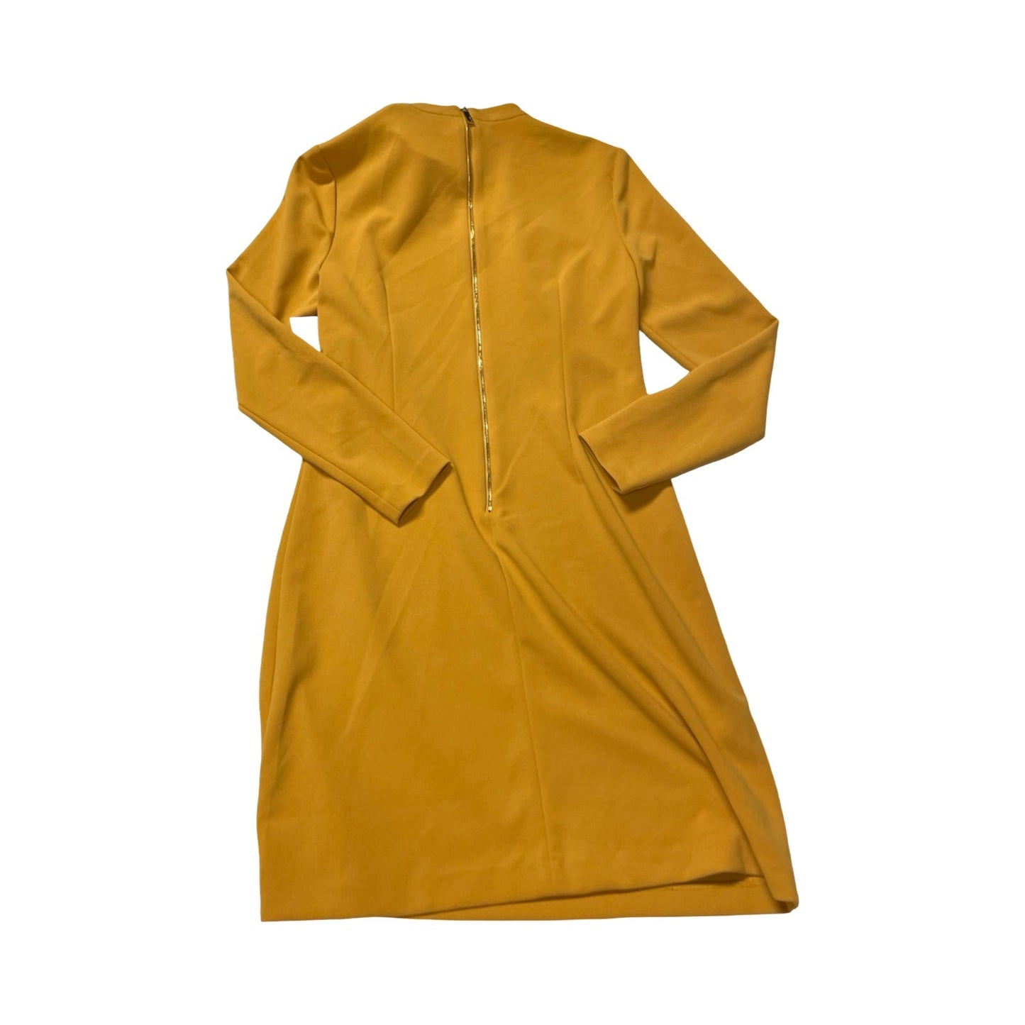 Dress Casual Midi By Calvin Klein In Yellow, Size:6