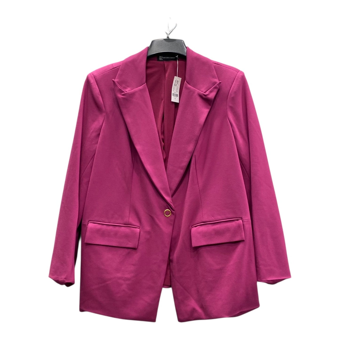 Blazer By New York And Co In Pink, Size:1X