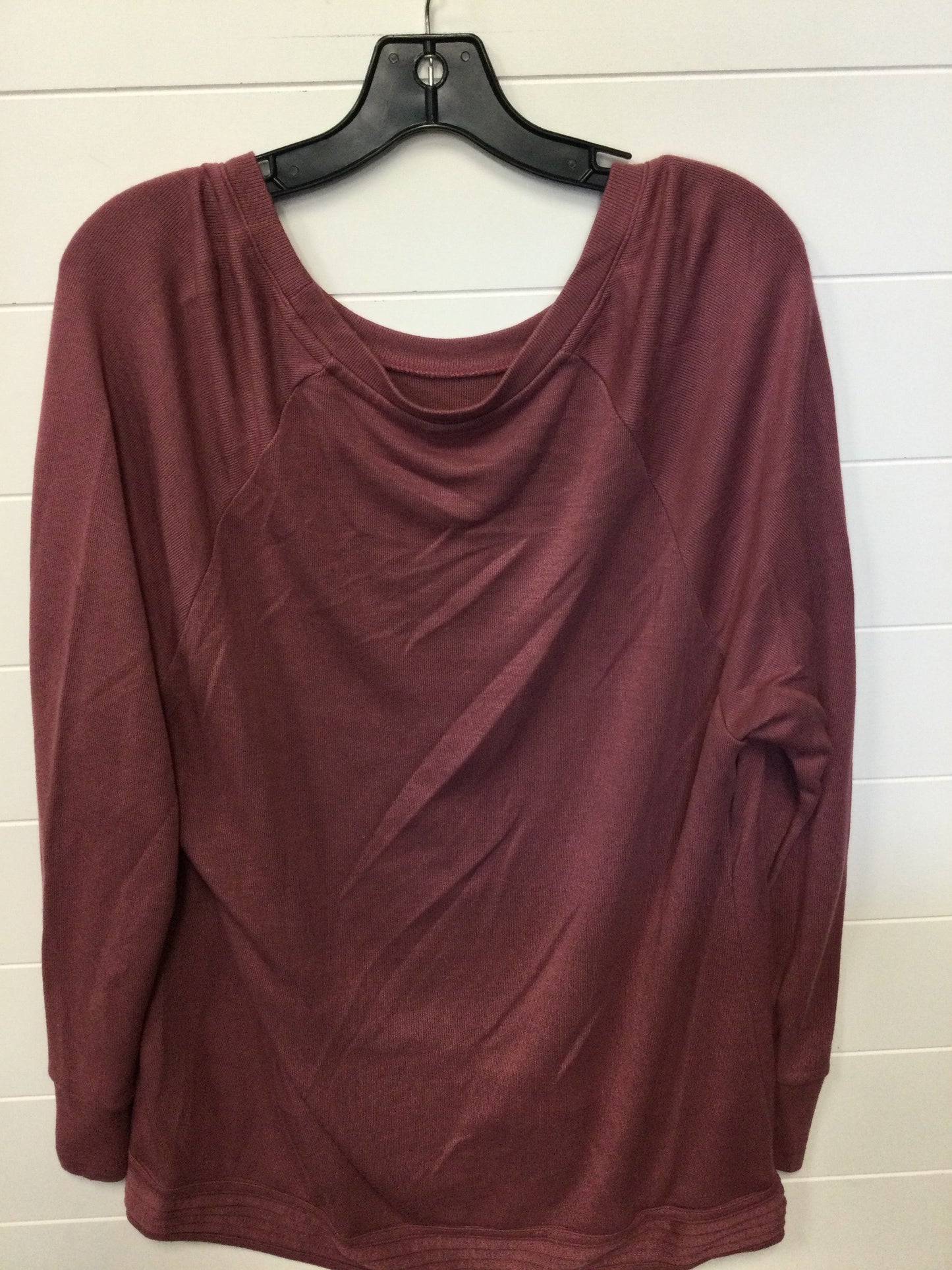 Athletic Top Ls Collar By Active Life In Red, Size:Xxl