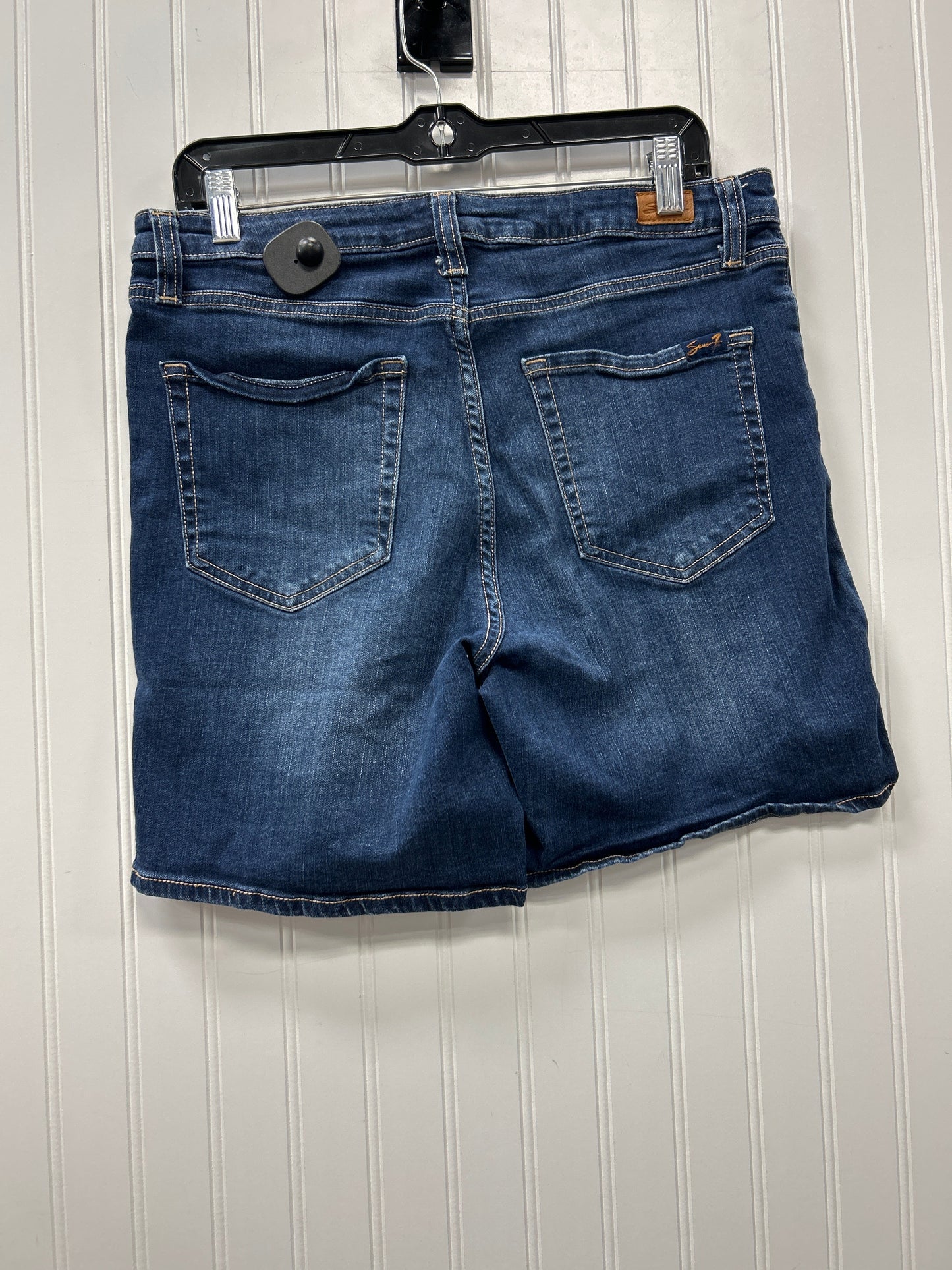 Shorts By Seven 7 In Blue Denim, Size:12