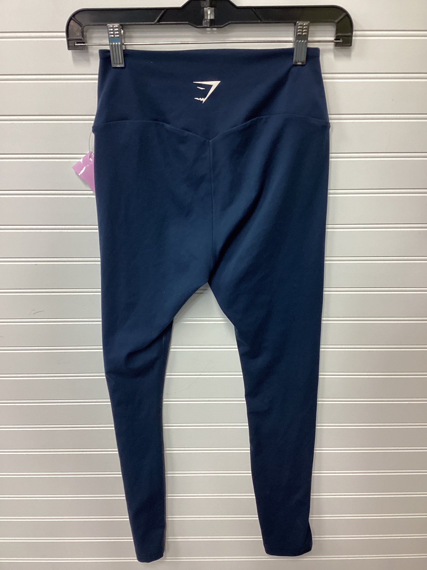 Athletic Leggings By Gym Shark In Navy, Size:S