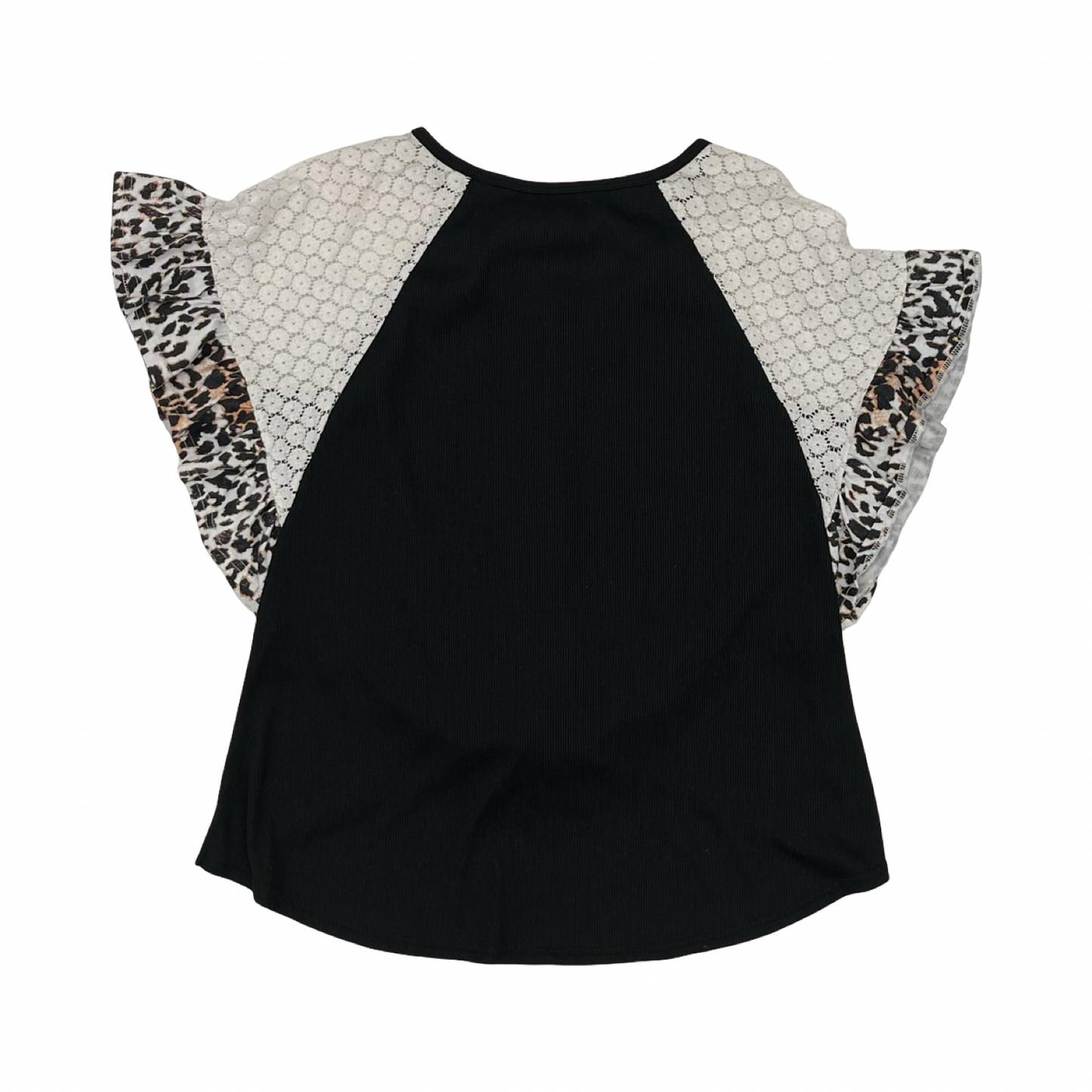 Top Ss By Clothes Mentor In Black & White, Size:L