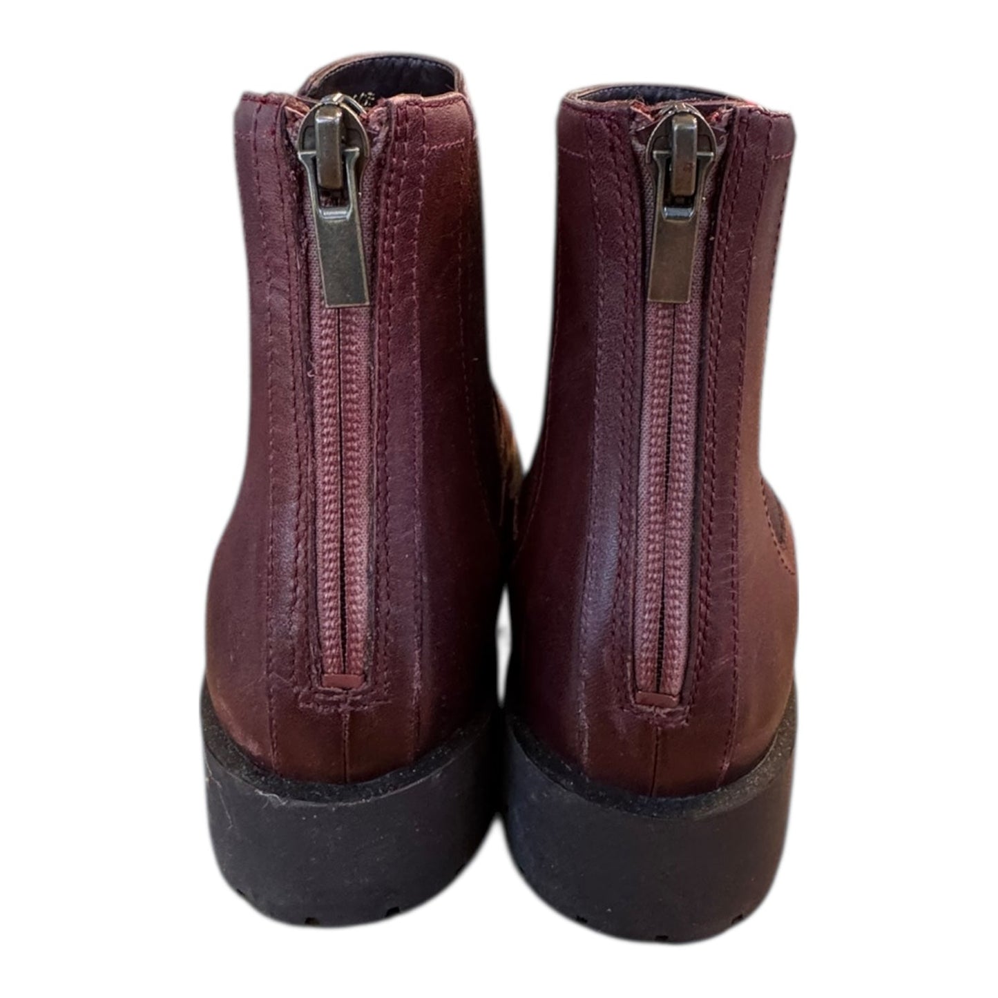 Boots Ankle Heels By Cole-Haan In Brown, Size:7.5