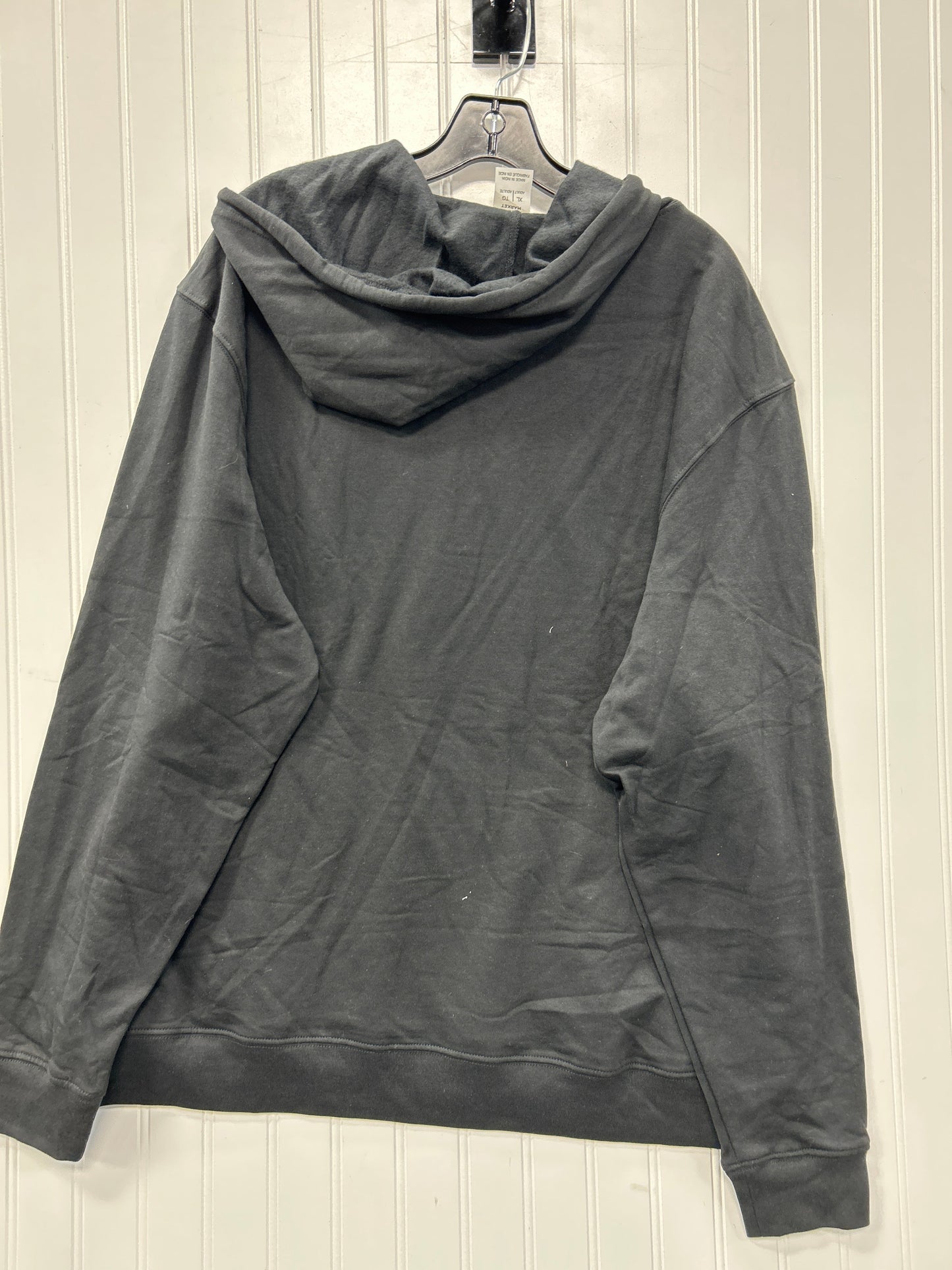 Sweatshirt Hoodie By Clothes Mentor In Black, Size:Xl