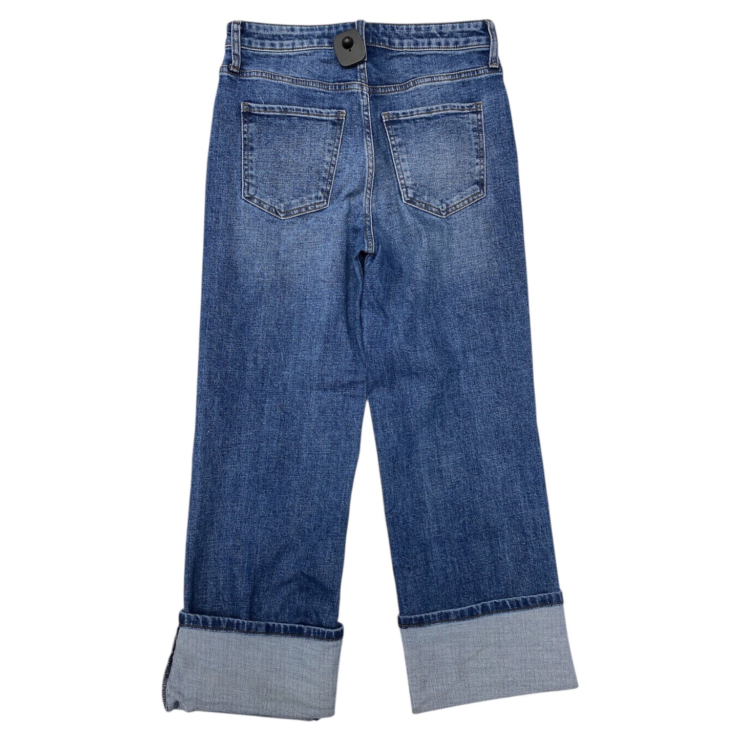 Jeans Wide Leg By Kut In Blue Denim, Size:4