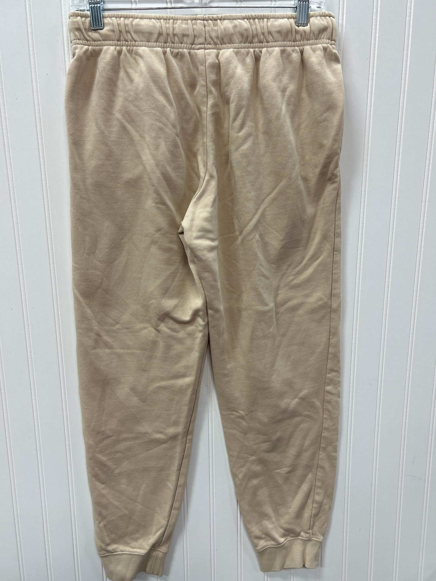 Athletic Pants By Nike Apparel In Cream, Size:M