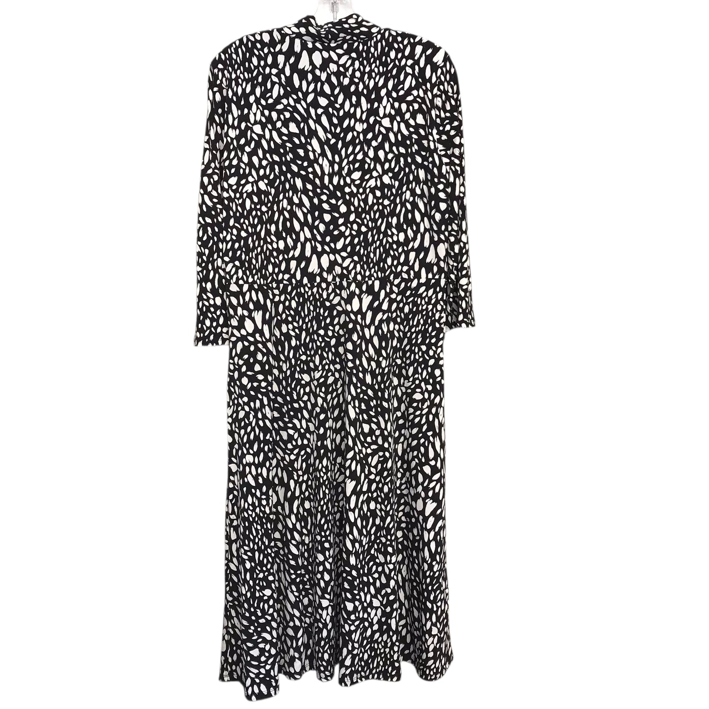 Dress Work By White House Black Market In Black & White, Size:L