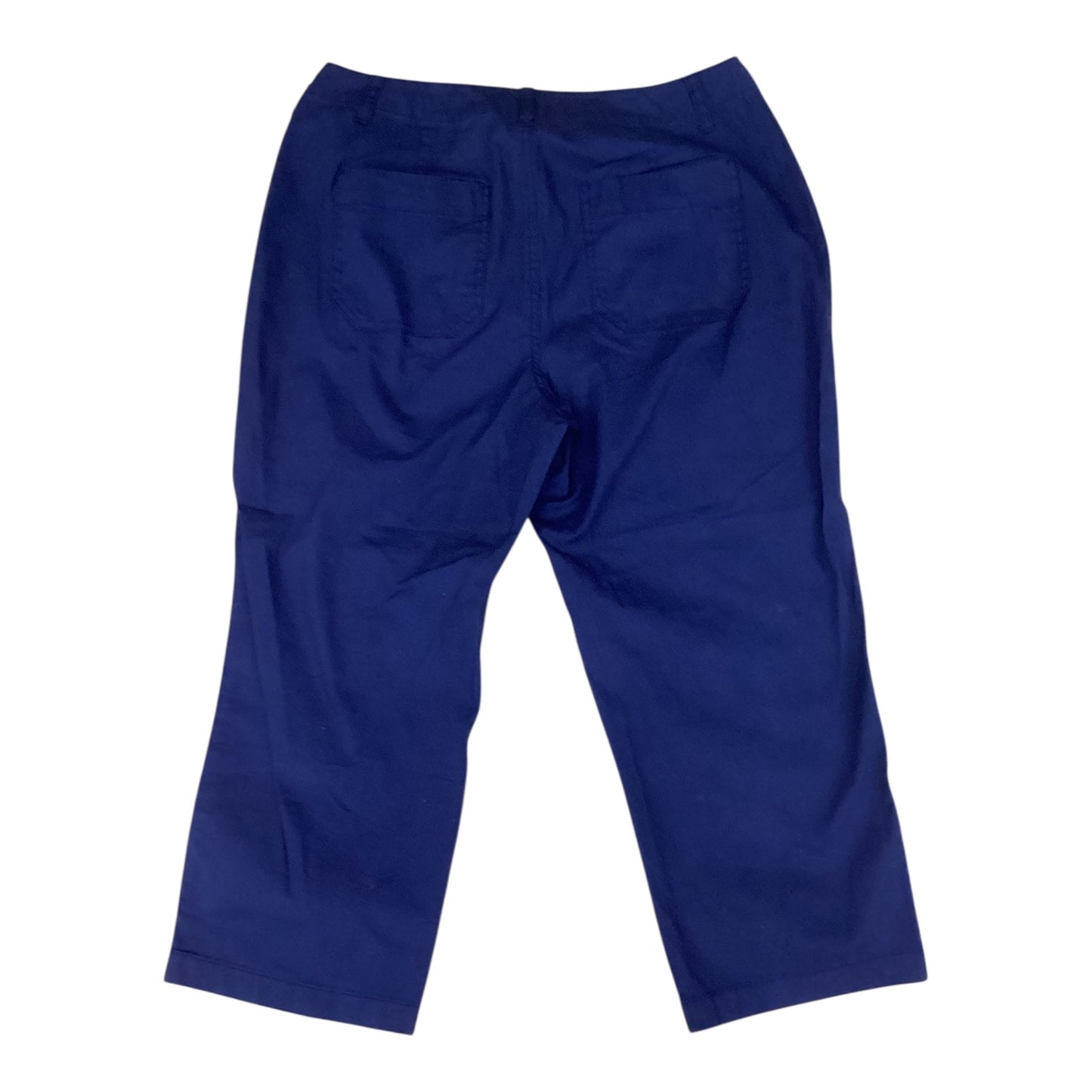 Pants Cropped By Coldwater Creek In Navy, Size:10
