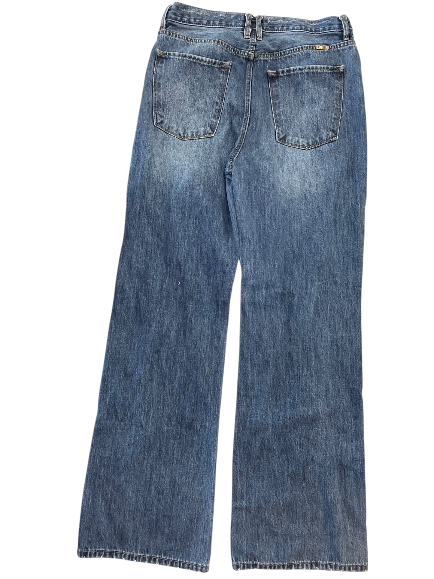Jeans Flared By Kancan In Blue Denim, Size:8