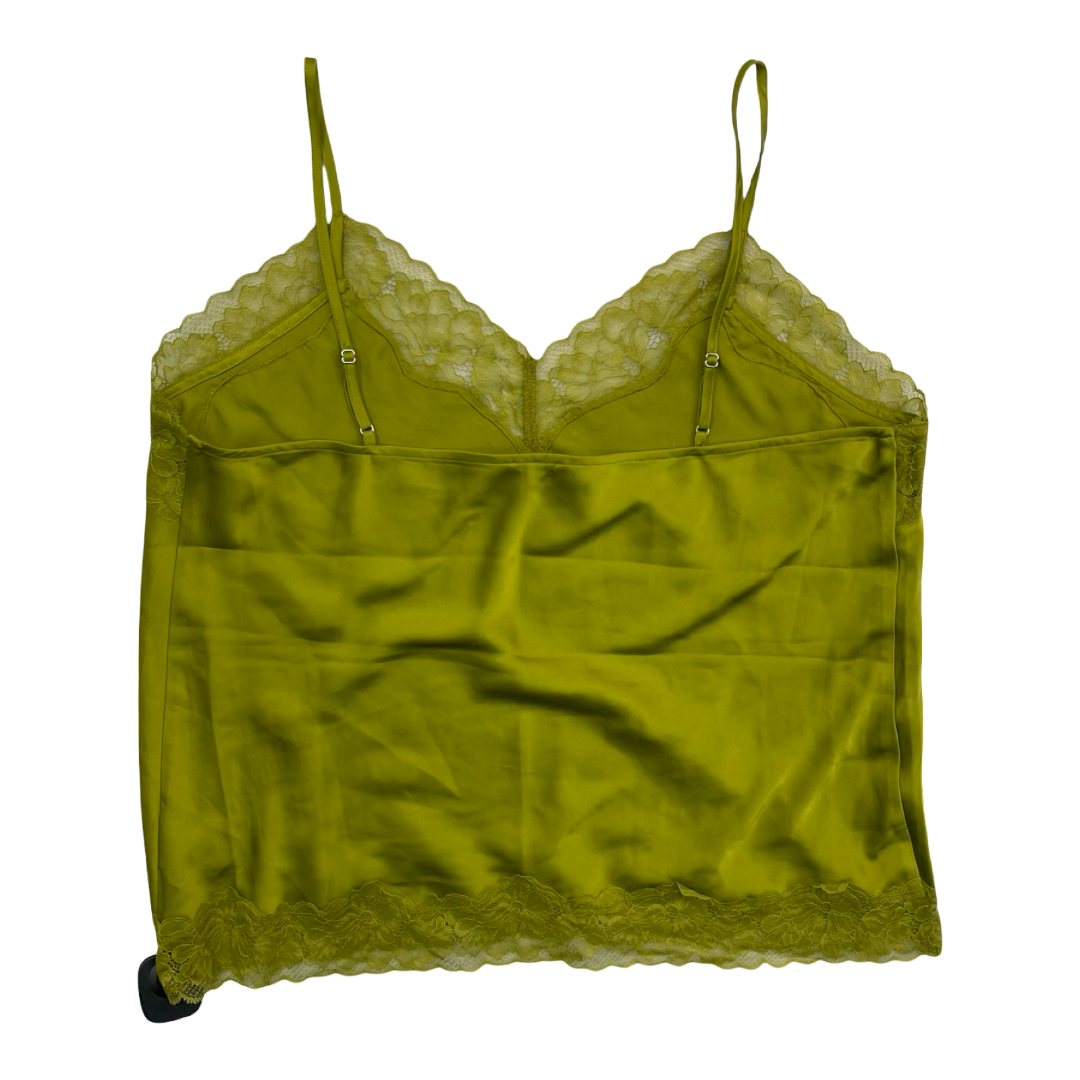 Top Sleeveless By Express In Green, Size:L