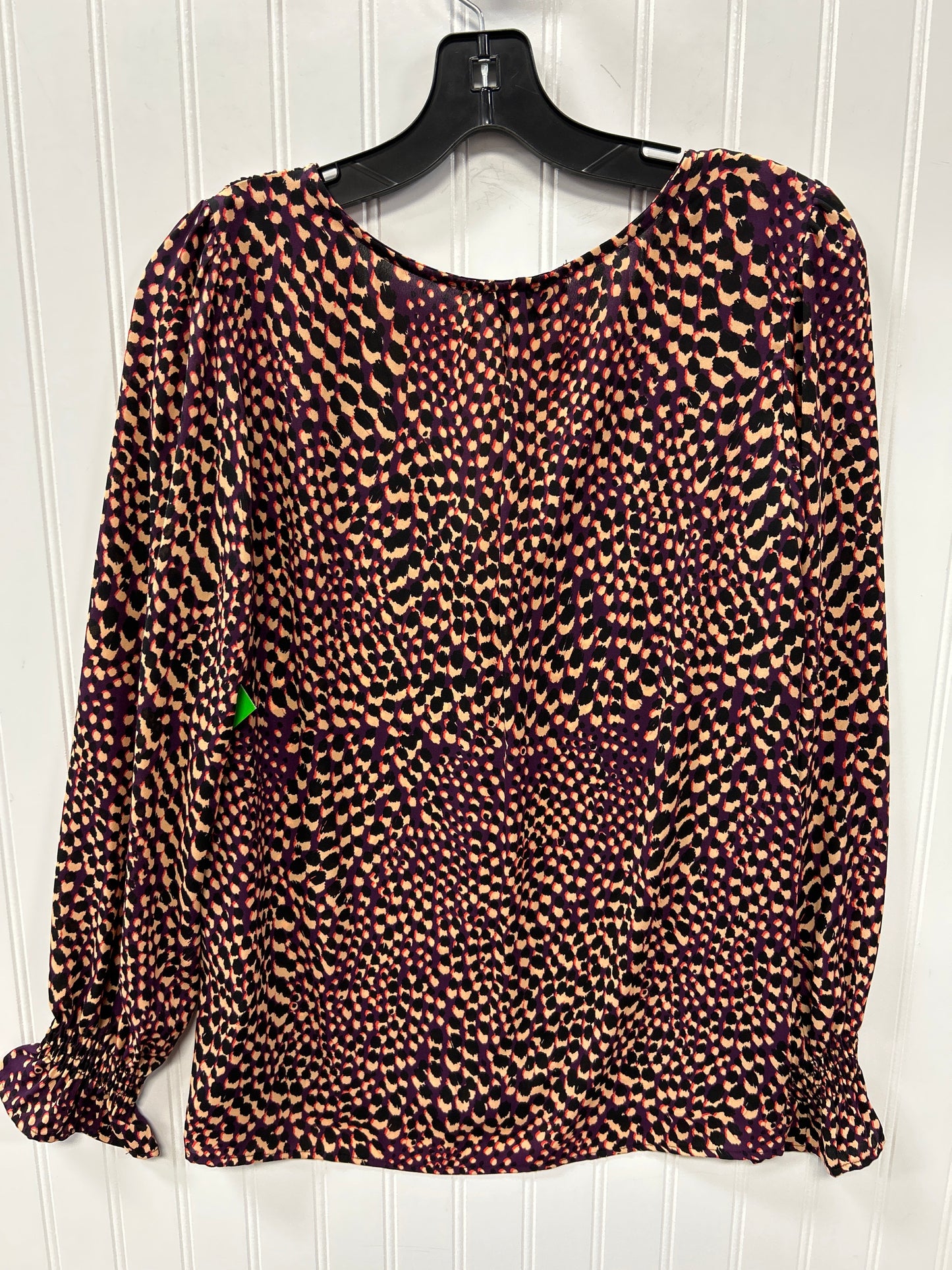 Blouse Ls By Veronica M In Purple, Size:Xs