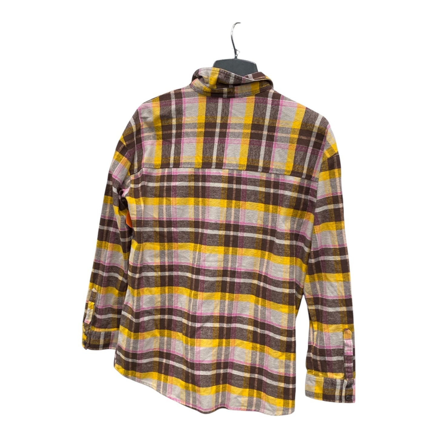 Jacket Shirt By Wild Fable In Yellow, Size:L