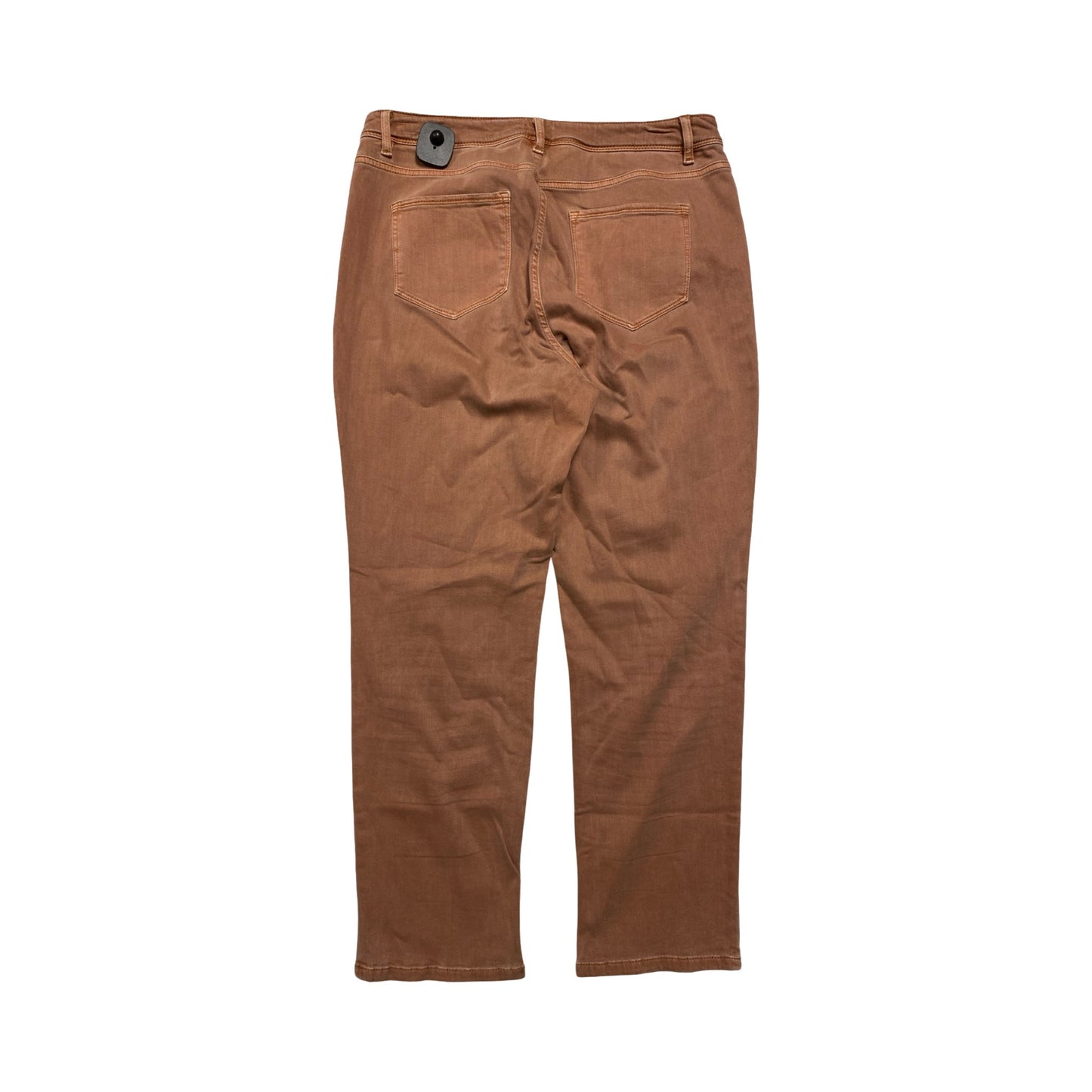 Jeans Cropped By J. Jill In Brown, Size:12