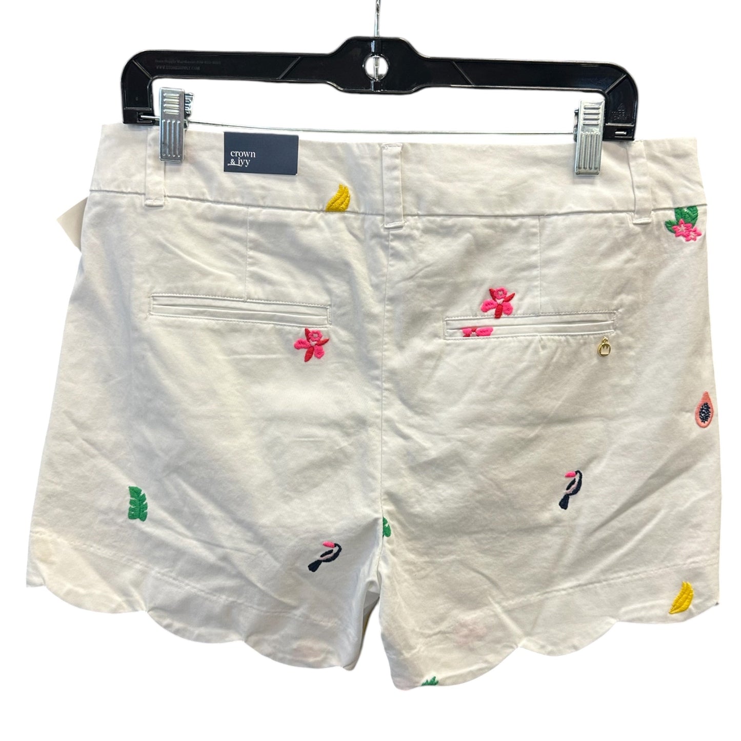 Shorts By Crown And Ivy In Tropical Print, Size:8