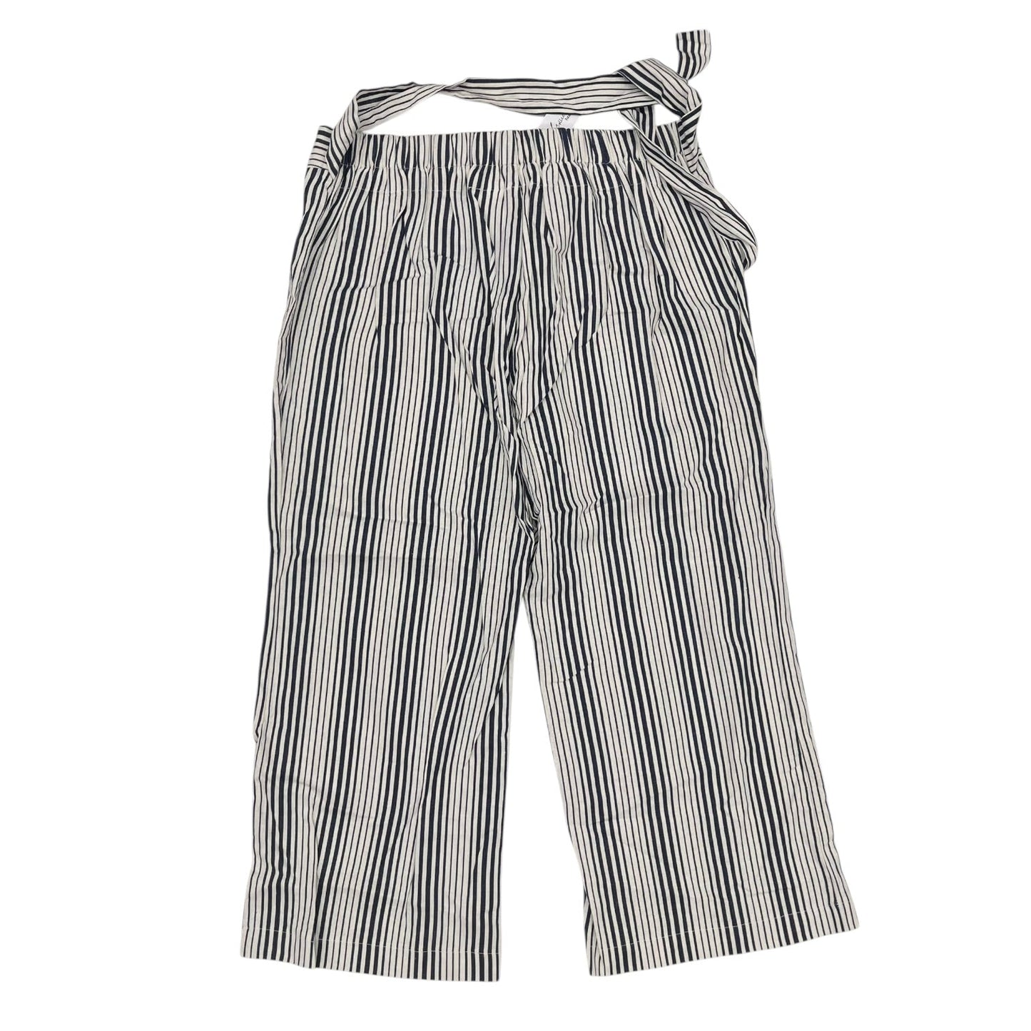 Pants Wide Leg By Ny Collection In Blue & White, Size:2X