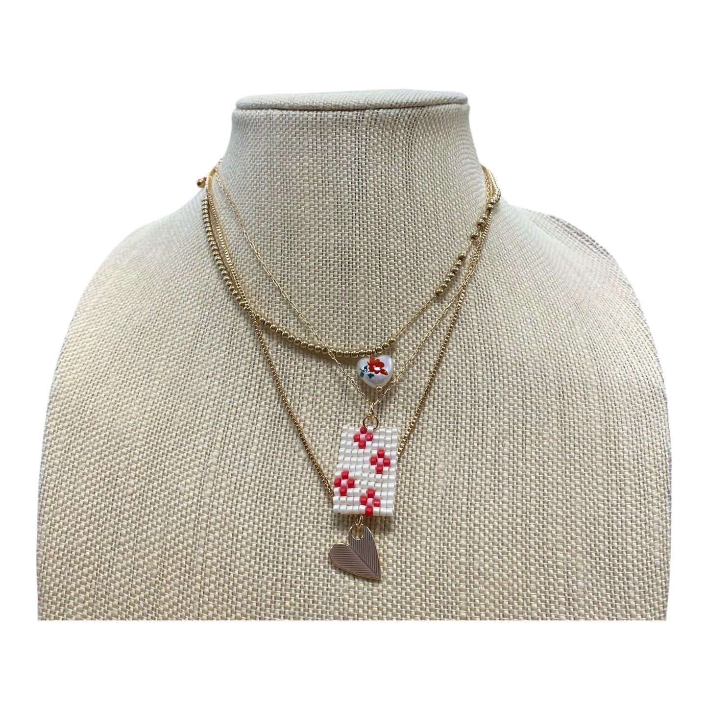 Necklace Layered By Universal Thread In Gold