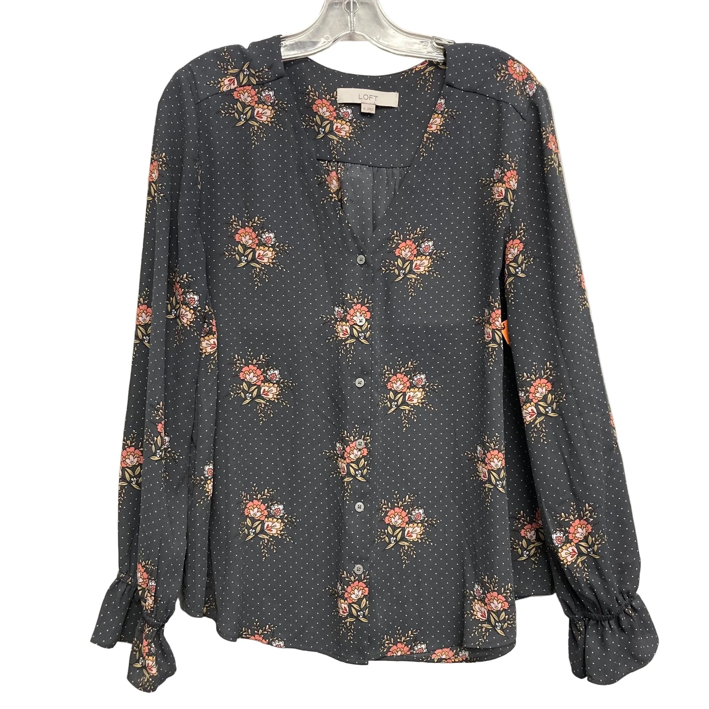 Top Ls By Loft In Floral Print, Size:M