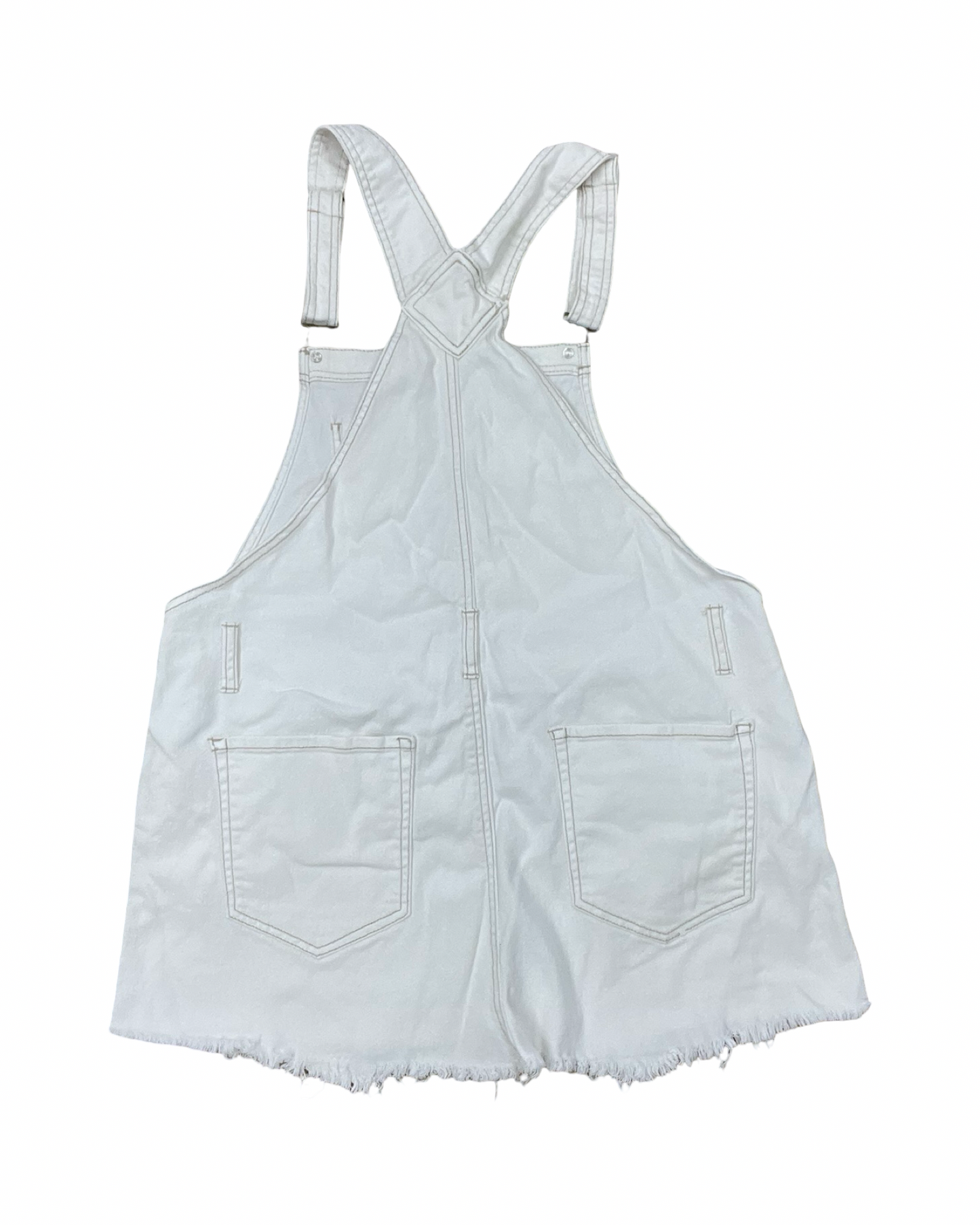 Dress Casual Short By Wild Fable In White Denim, Size:1X