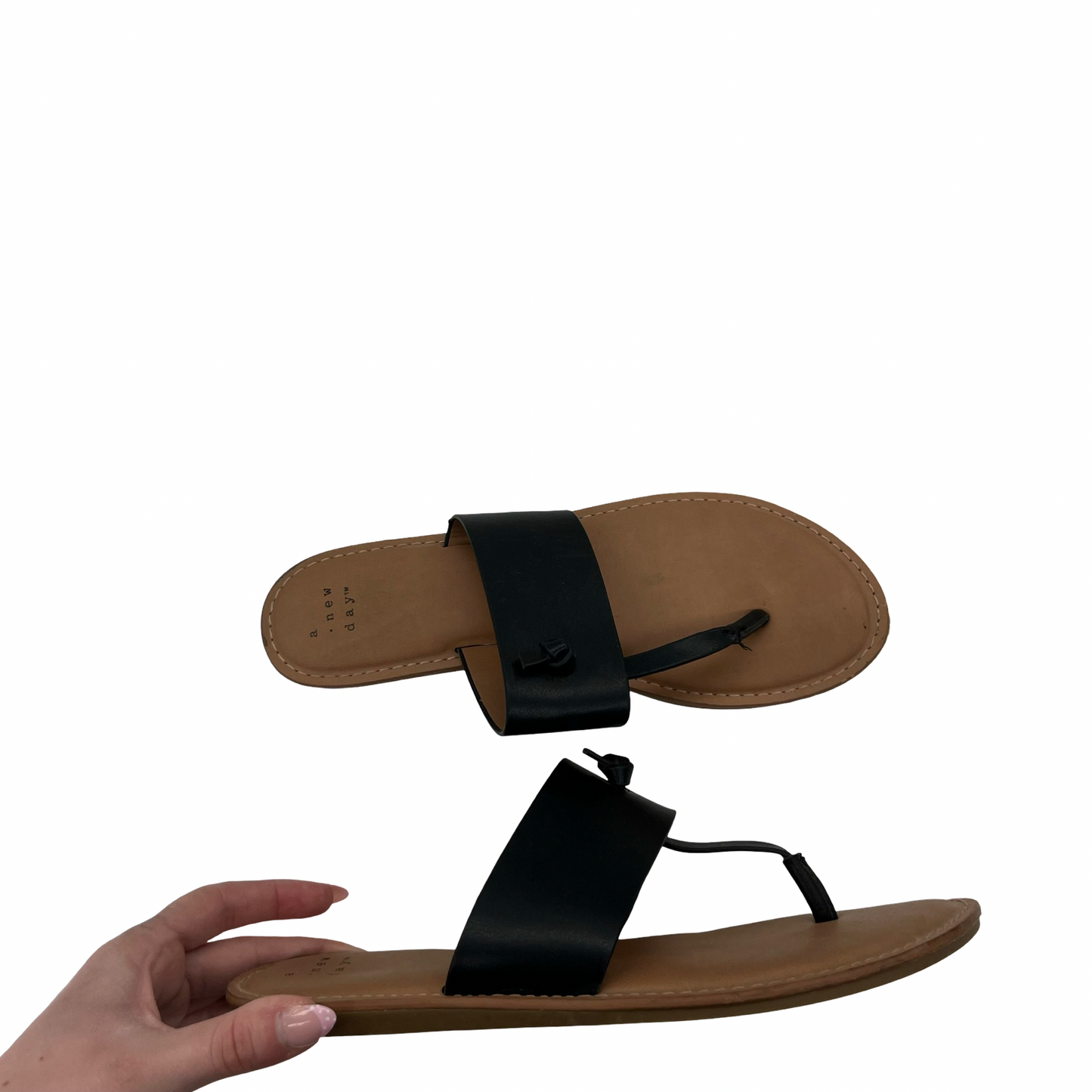 Sandals Flats By A New Day In Brown, Size:8