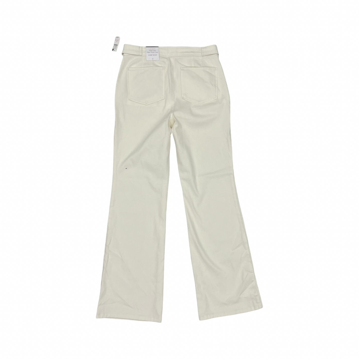 Jeans Flared By Talbots In White, Size:6