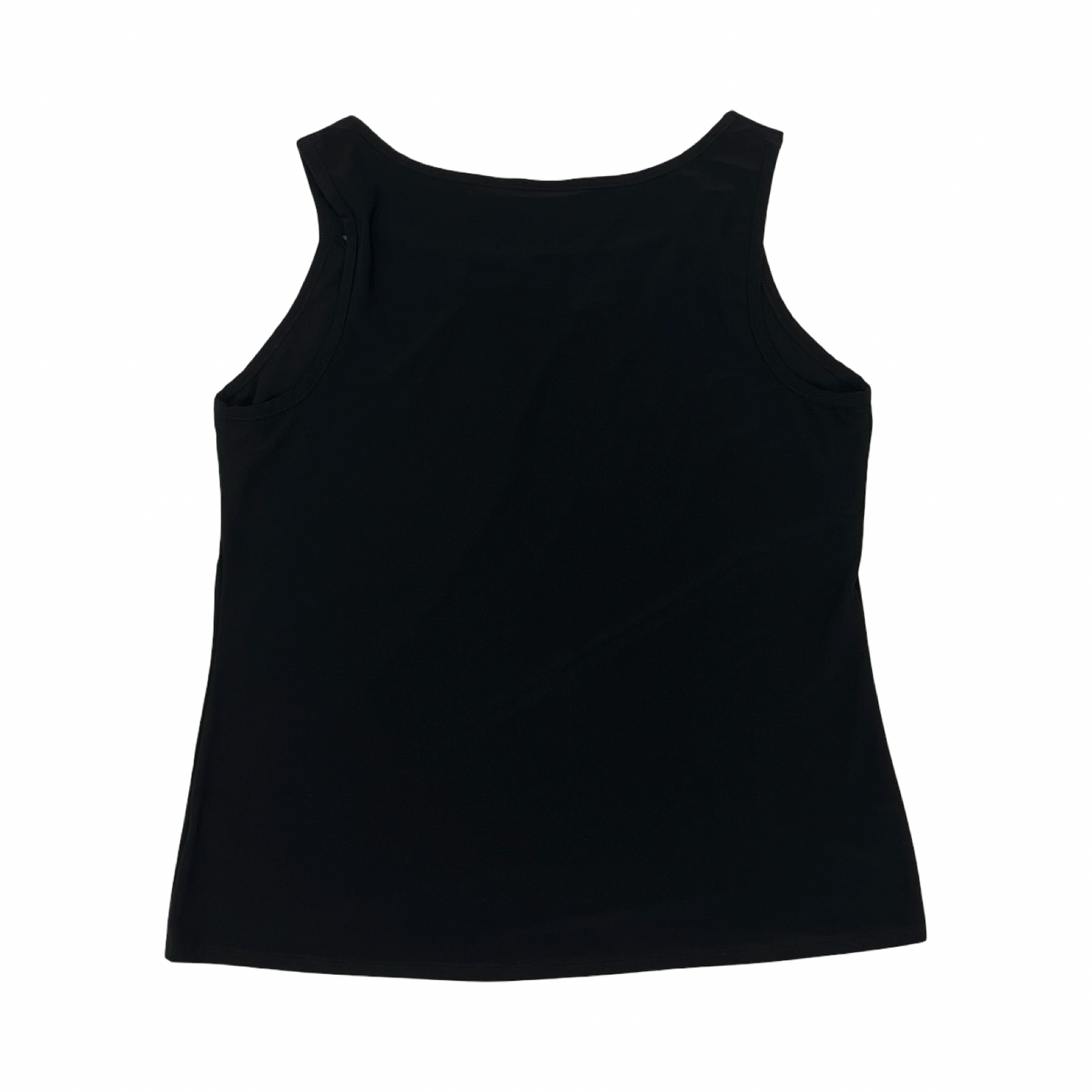 Blouse Sleeveless By Cato In Black, Size:L