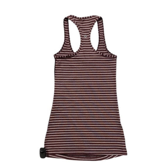 Athletic Tank Top By Lululemon In Striped Pattern, Size:2