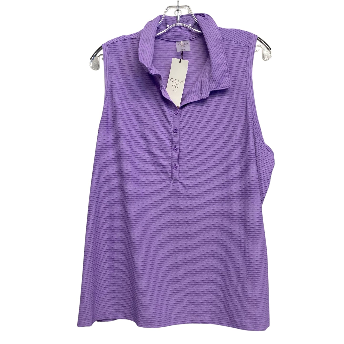 Athletic Tank Top By Calia In Purple, Size:1X