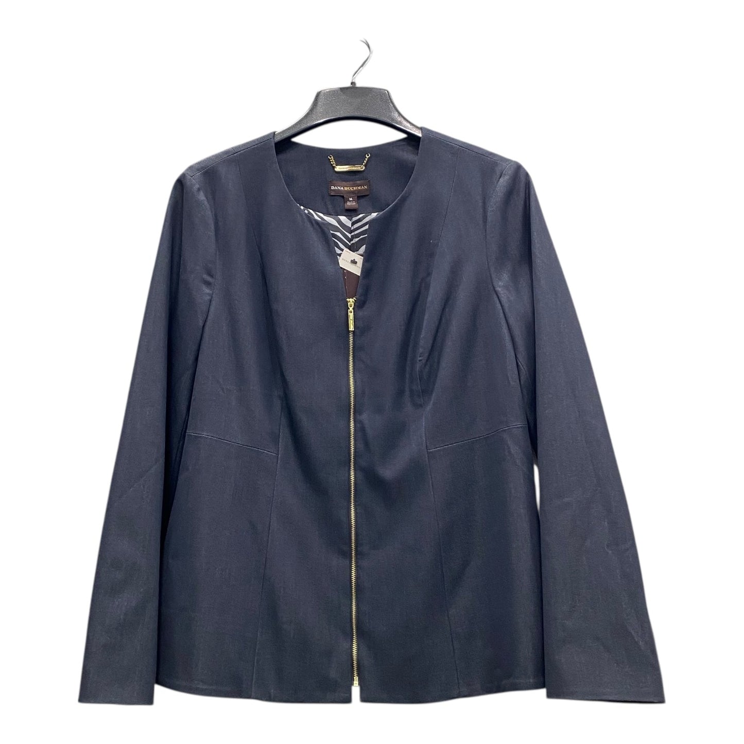 Jacket Other By Dana Buchman In Navy, Size:L