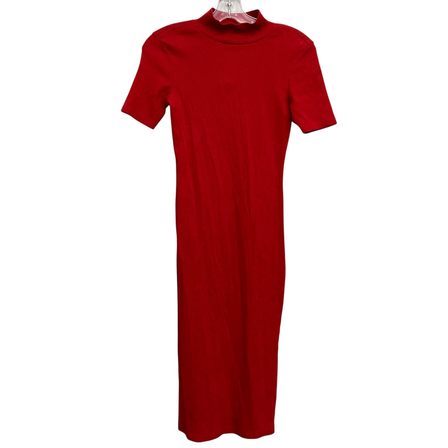 Dress Party Long By Zara In Red, Size:S