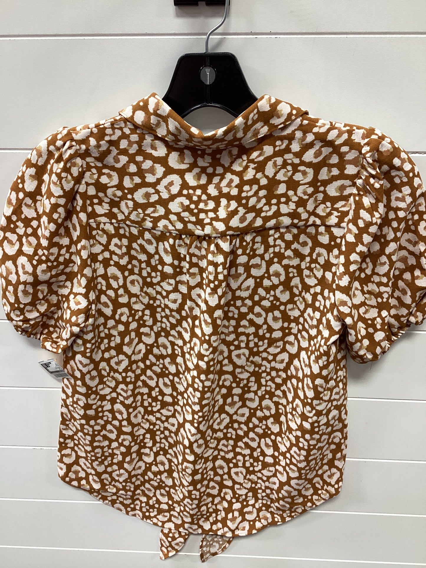 Top Ss By Nine West In Animal Print, Size:Xs