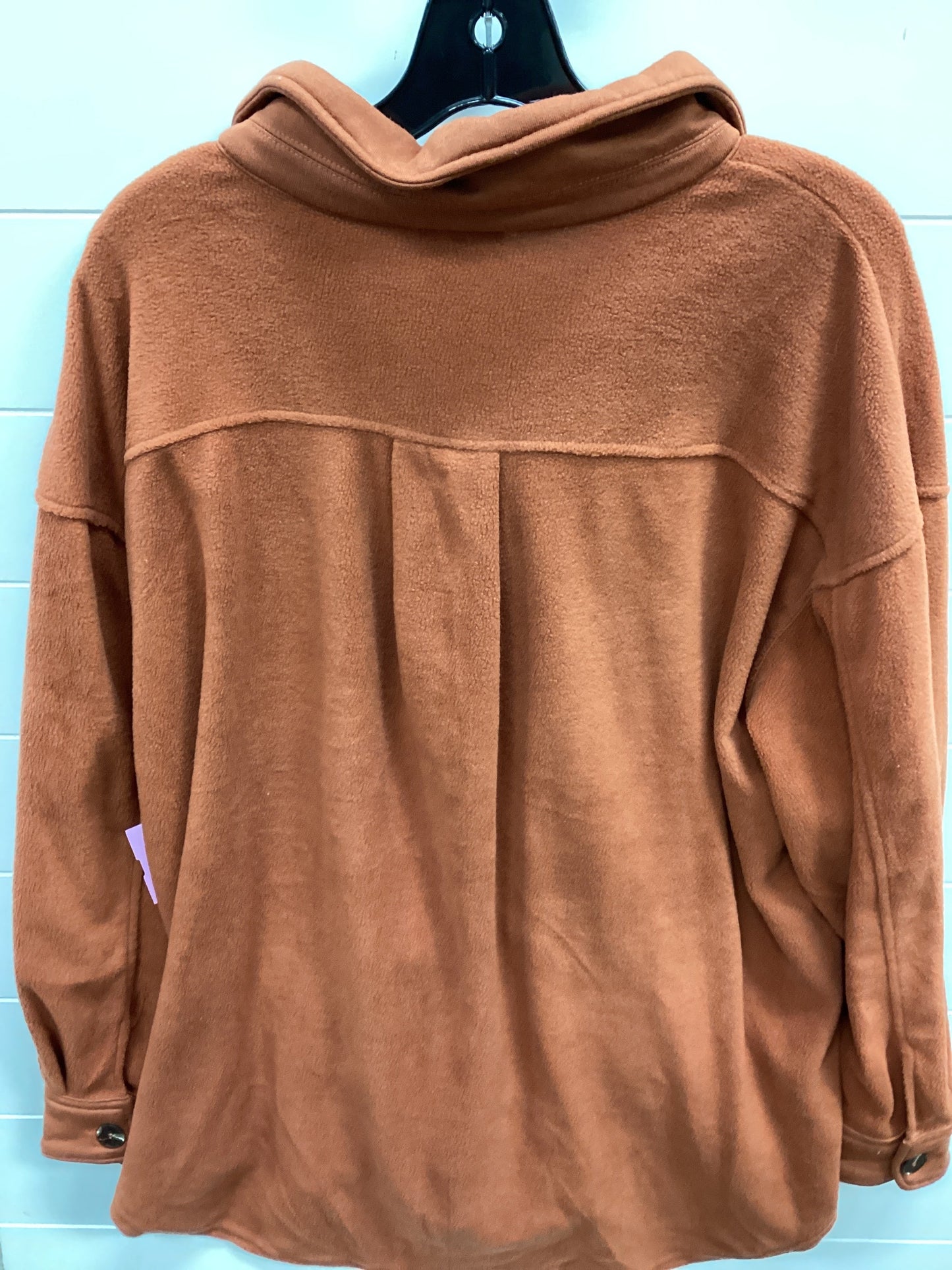 Jacket Shirt By La Miel In Orange, Size:M