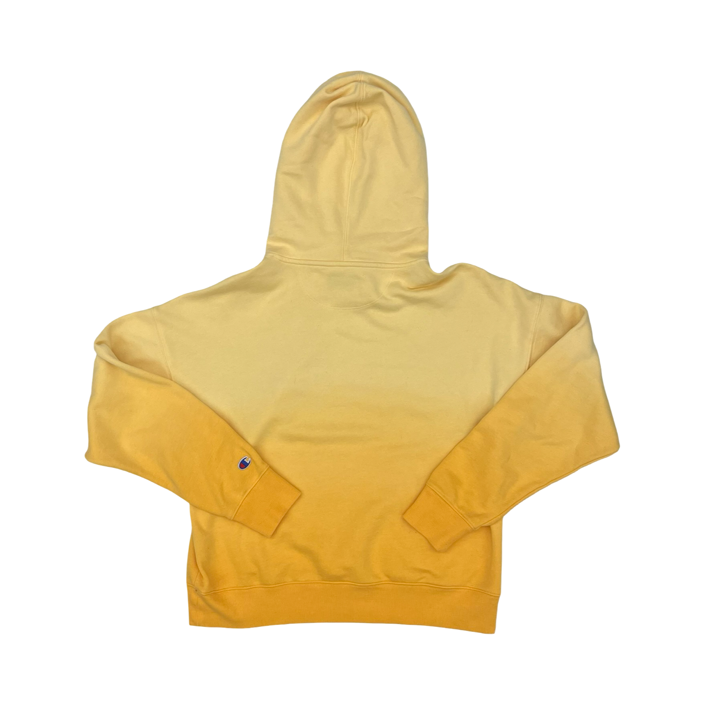 Sweatshirt Hoodie By Champion In Yellow, Size:M