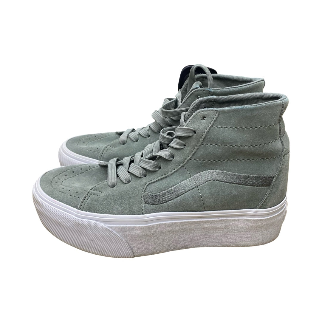 Shoes Sneakers Platform By Vans In Grey, Size:7
