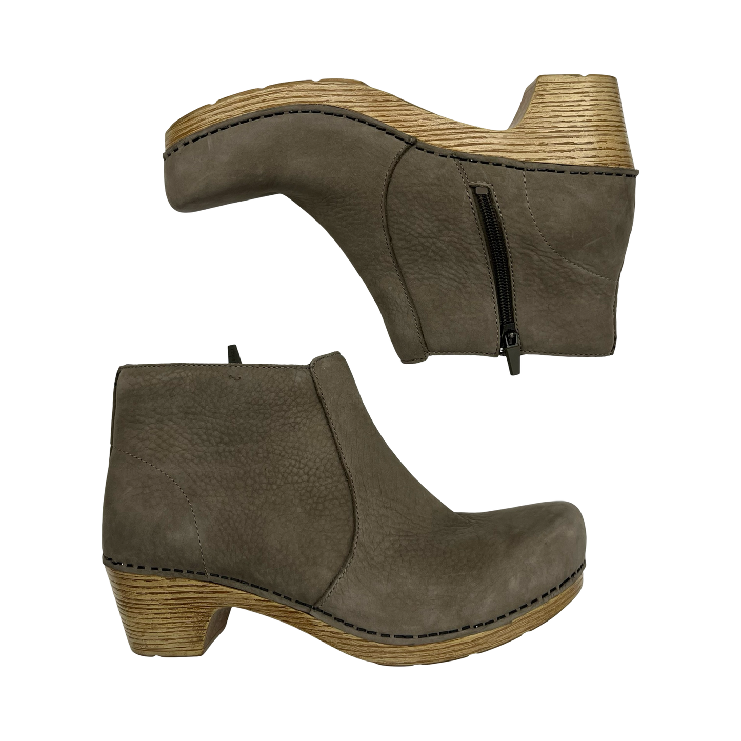 Boots Ankle Heels By Dansko In Tan, Size:9.5