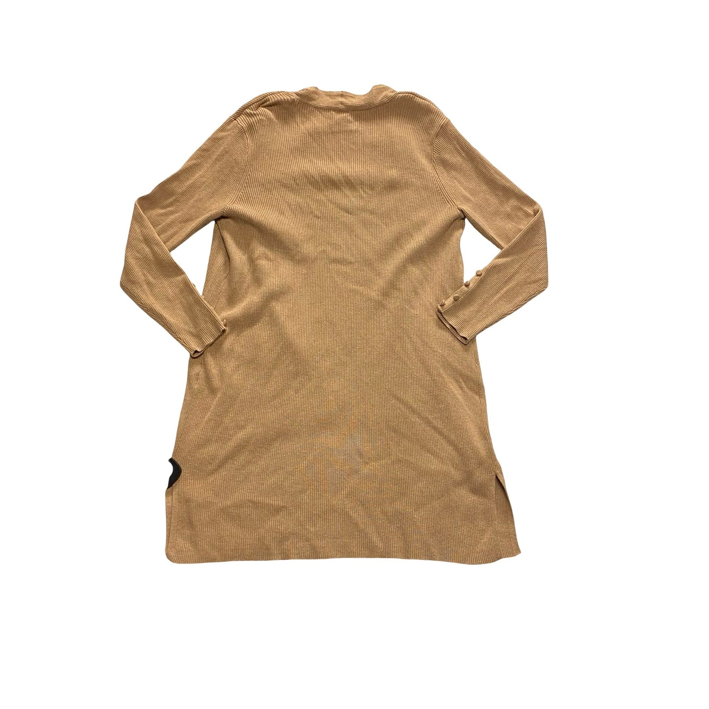 Sweater Cardigan By Chicos In Tan, Size:Mp