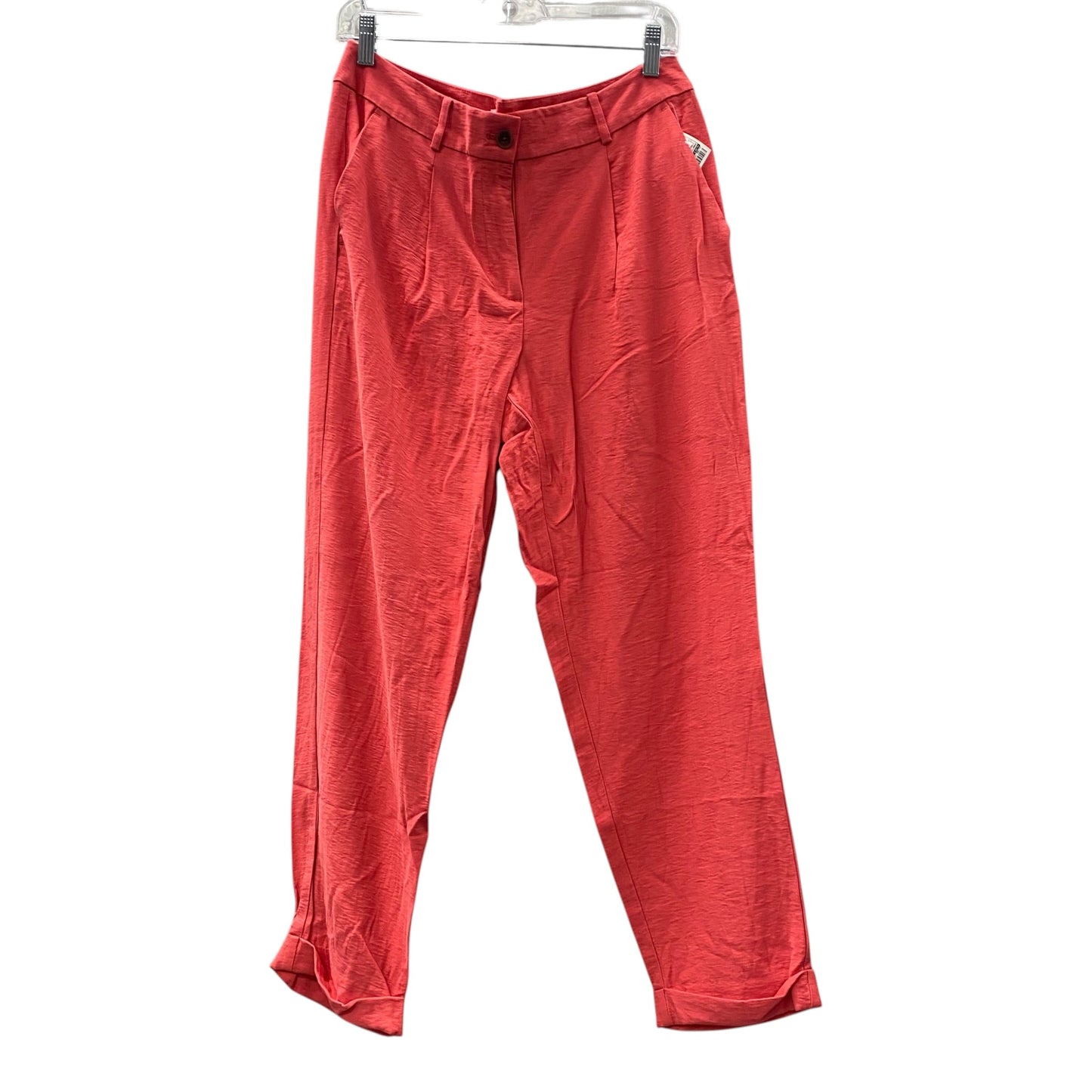 Pants Cropped By Loft In Coral, Size:6