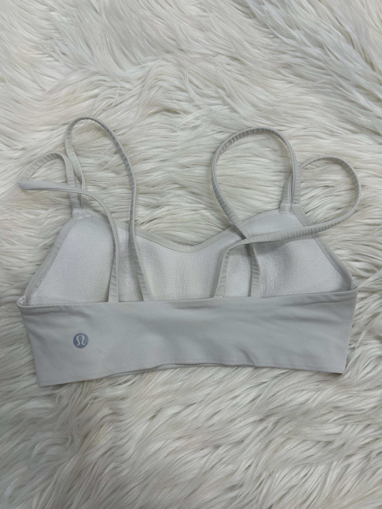 Athletic Bra By Lululemon In White, Size:Xs