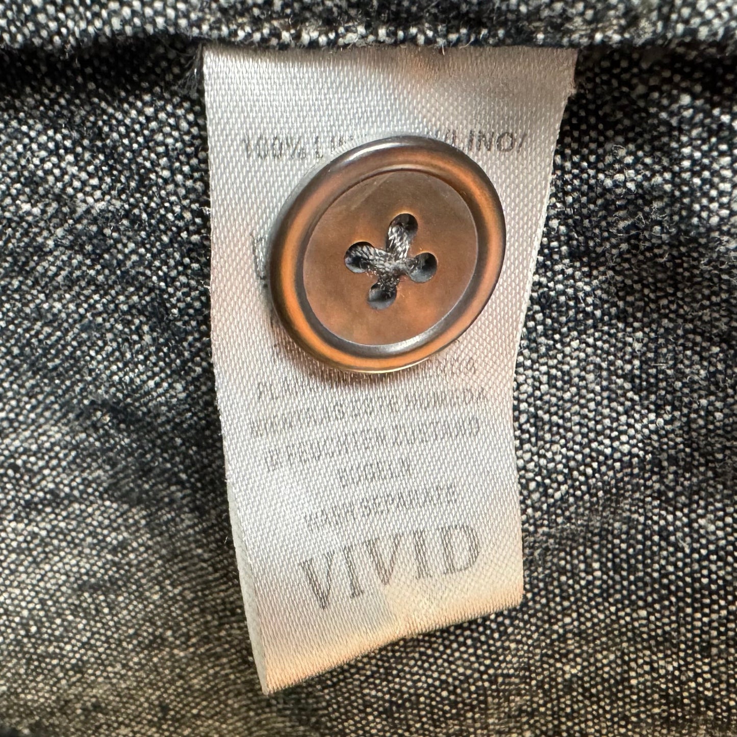 Linen Jacket Other By Vivid In Grey, Size: M