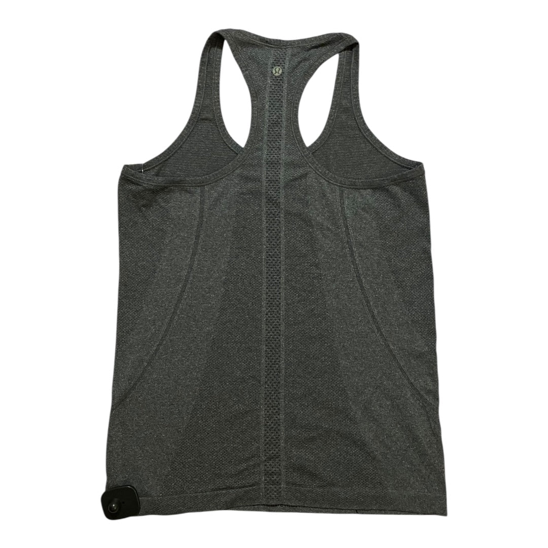 Athletic Tank Top By Lululemon In Grey, Size:8