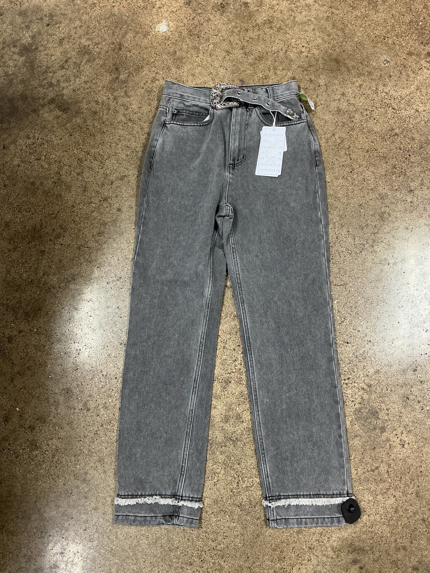 Jeans Straight By Clothes Mentor In Grey Denim, Size:2