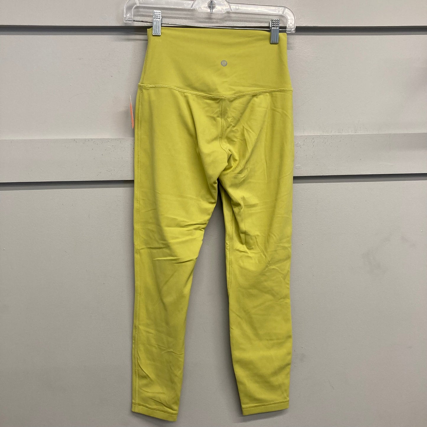 Athletic Leggings By Lululemon In Chartreuse, Size:S