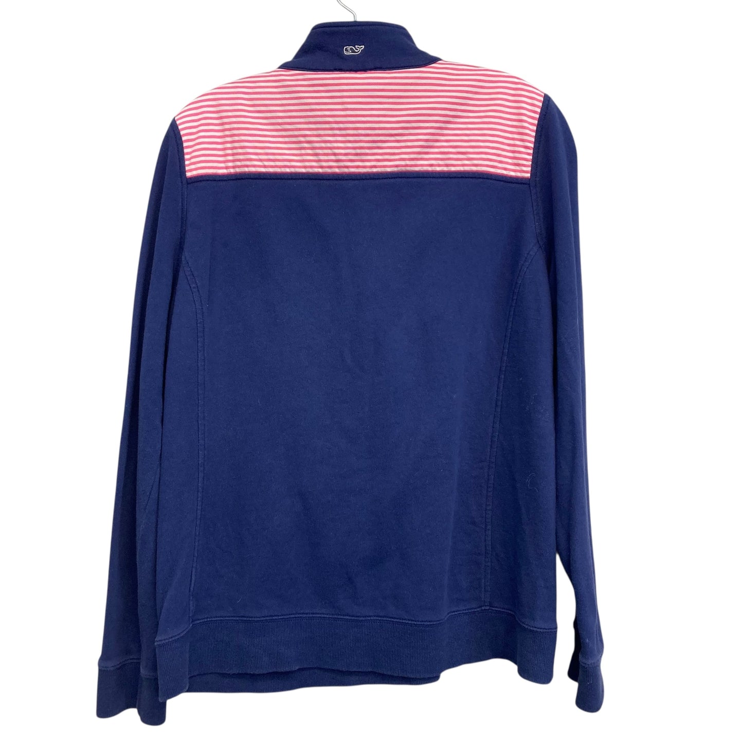 Sweatshirt Collar By Vineyard Vines In Blue & Pink, Size:L
